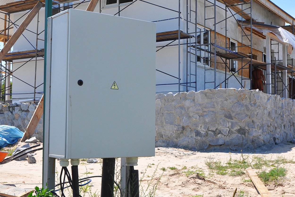 Baustrom bei Elektro Kolb in Ehrenberg Thaiden