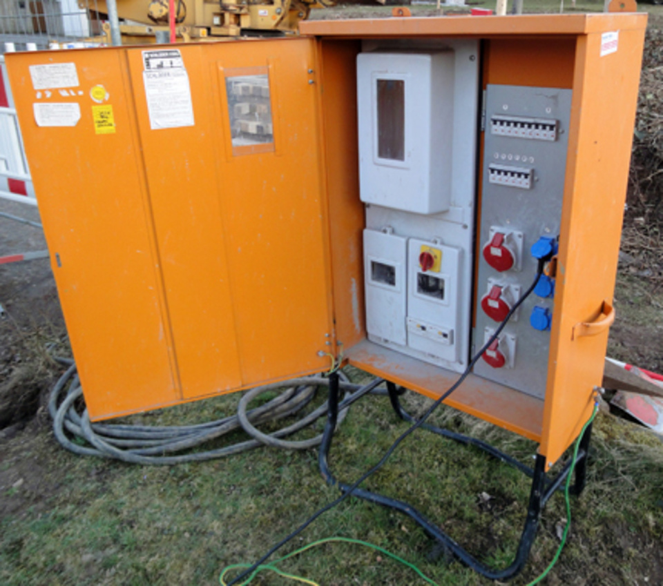 Baustromkasten bei Elektro Kolb in Ehrenberg Thaiden