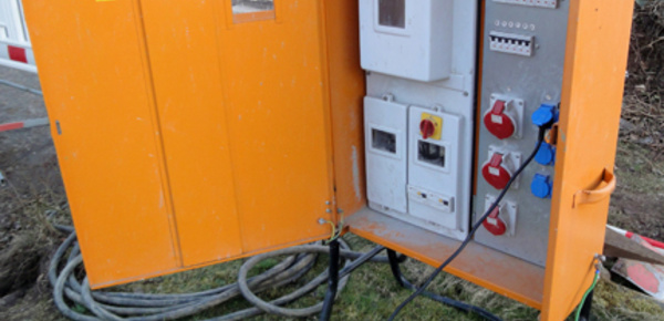Baustrom bei Elektro Kolb in Ehrenberg Thaiden